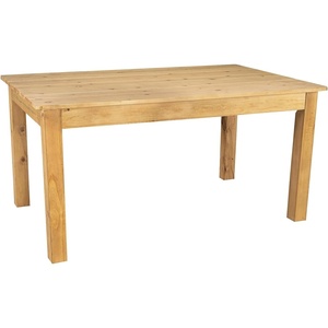 image:imageFlash Furniture Hercules Series 60 x 38 Rectangular Rustic Solid Pine Restaurant Table Antique Farmhouse Dining Table for Kitchens and RestaurantsLight Natural