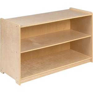 image:imageFlash Furniture Hercules Wooden 5Section School Coat Locker with Bench Cubbies and Storage Hooks Preschool Cubby Organizer 48H x 48L Natural24H x 36L  2 Shelves