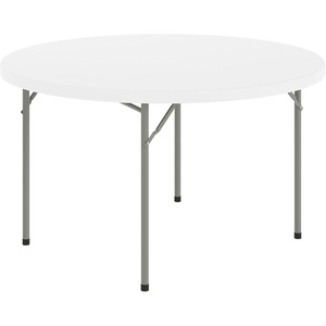 image:imageFlash Furniture Kathryn 4 Round Plastic Folding Event Table for Parties and Trade Shows Portable IndoorOutdoor Event Banquet Table Granite Dark GrayGranite White