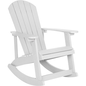 image:imageFlash Furniture Savannah Poly Resin Wood Adirondack Rocking Chair  All Weather Black Polystyrene  Stainless Steel Hardware  Set of 2White