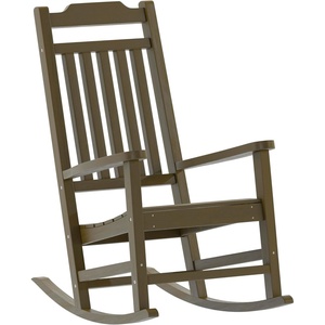 image:imageFlash Furniture Set of 2 Winston AllWeather Rocking Chair in Red Faux WoodMahogany
