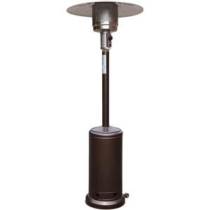 image:imageFlash Furniture Sol Patio Outdoor HeatingBronze Stainless Steel 40000 BTU Propane Heater with Wheels for Commercial amp Residential Use75 Feet TallBronze