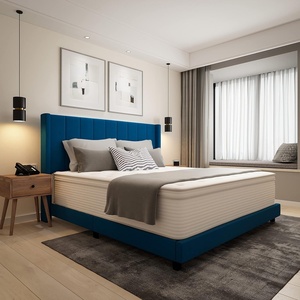 image:imageFlash Furniture Vista Hospitality Grade Commercial Mattress in a Box 14 Inch Premium Memory Foam Hybrid Pocket Spring Mattress Reinforced Edge Support Full WhiteKing