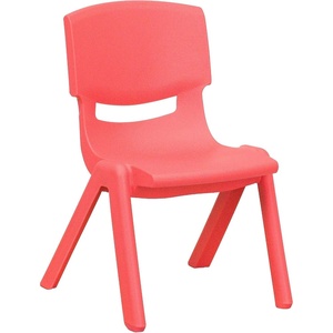 image:imageFlash Furniture Whitney 10 Pack Red Plastic Stackable School Chair with 105 Seat HeightRed