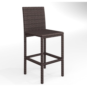 image:imageMartha Stewart Bedford IndoorOutdoor Patio Bar Stools with Rattan Wicker Finish in Brown Set of 2Brown