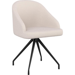 image:imageMartha Stewart Sora Stationary Swivel Task Chair with Sloped Arms for Home Office in White Boucle with Oil Rubbed Bronze FrameWhite BoucleOil Rubbed Bronze
