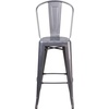 image:imageFlash Furniture 30 High Clear Coated Indoor Barstool with BackPack of 1