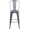 image:imageFlash Furniture 30 High Clear Coated Indoor Barstool with BackSet of 4