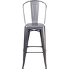 image:imageFlash Furniture 30 High Clear Coated Indoor Barstool with BackSet of 4