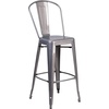 image:imageFlash Furniture 30 High Clear Coated Indoor Barstool with BackSet of 4