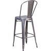 image:imageFlash Furniture 30 High Clear Coated Indoor Barstool with BackSet of 4