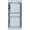 image:imageFlash Furniture 4Foot Height Adjustable BiFold Granite White Plastic Folding TableEasyFold