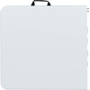 image:imageFlash Furniture 4Foot Height Adjustable BiFold Granite White Plastic Folding TableEasyFold
