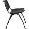 image:imageFlash Furniture 5 Pack HERCULES Series 880 lb Capacity Black Plastic Stack ChairPack of 1