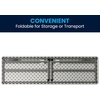 image:imageFlash Furniture 5 ft Plastic Folding Training Table Granite White  Durable Construction Commercial UseSolid