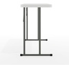 image:imageFlash Furniture 5 ft Plastic Folding Training Table Granite White  Durable Construction Commercial UseSolid