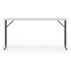 image:imageFlash Furniture 5 ft Plastic Folding Training Table Granite White  Durable Construction Commercial UseSolid