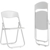 image:imageFlash Furniture 6 Pack HERCULES Series 500 lb Capacity Heavy Duty Black Plastic Folding Chair with Builtin Ganging BracketsWhite