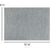 image:imageFlash Furniture Abbott Area Rug  Grey  Diamond Pattern  5 x 7  Stain ResistantGrey