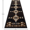 image:imageFlash Furniture Amado Collection Rustic Southwestern Area Rug  NonShedding Brown Olefin Fibers  5 x 7  Jute Backing  Bedroom Living Room Entryway27 x 157 Rectangular
