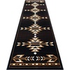 image:imageFlash Furniture Amado Collection Rustic Southwestern Area Rug  NonShedding Brown Olefin Fibers  5 x 7  Jute Backing  Bedroom Living Room Entryway27 x 157 Rectangular