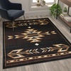 image:imageFlash Furniture Amado Collection Rustic Southwestern Area Rug  NonShedding Brown Olefin Fibers  5 x 7  Jute Backing  Bedroom Living Room Entryway5 x 7 Rectangular