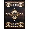 image:imageFlash Furniture Amado Collection Rustic Southwestern Area Rug  NonShedding Brown Olefin Fibers  5 x 7  Jute Backing  Bedroom Living Room Entryway5 x 7 Rectangular
