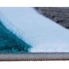 image:imageFlash Furniture Athos Collection Abstract Area Rug  Sculpted HighLow Pile Turquoise Olefin Rug  3 x 10 Area Rug  Jute Backing  Entryway Living Room BedroomTurquoise