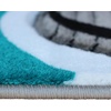 image:imageFlash Furniture Athos Collection Abstract Area Rug  Sculpted HighLow Pile Turquoise Olefin Rug  3 x 10 Area Rug  Jute Backing  Entryway Living Room BedroomTurquoise