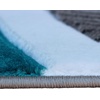 image:imageFlash Furniture Athos Collection Abstract Area Rug  Sculpted HighLow Pile Turquoise Olefin Rug  3 x 10 Area Rug  Jute Backing  Entryway Living Room BedroomTurquoise