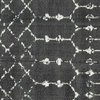 image:imageFlash Furniture Beth Geometric Bohemian Low Pile Rug  2x6  IvoryBlackDark GrayIvory