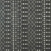 image:imageFlash Furniture Beth Geometric Bohemian Low Pile Rug  2x6  IvoryBlackDark GrayIvory