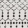 image:imageFlash Furniture Beth Geometric Bohemian Low Pile Rug  2x6  IvoryBlackIvoryBlack