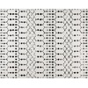 image:imageFlash Furniture Beth Geometric Bohemian Low Pile Rug  2x6  IvoryBlackIvoryBlack
