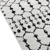 image:imageFlash Furniture Beth Geometric Bohemian Low Pile Rug  2x6  IvoryBlackIvoryBlack