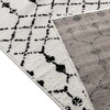 image:imageFlash Furniture Beth Geometric Bohemian Low Pile Rug  2x6  IvoryBlackIvoryBlack