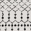 image:imageFlash Furniture Beth Geometric Bohemian Low Pile Rug  2x6  IvoryBlackIvoryBlack