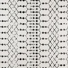image:imageFlash Furniture Beth Geometric Bohemian Low Pile Rug  2x6  IvoryBlackIvoryBlack