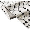 image:imageFlash Furniture Beth Geometric Bohemian Low Pile Rug  2x6  IvoryBlackIvoryBlack