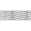 image:imageFlash Furniture Beth Geometric Bohemian Low Pile Rug  2x6  IvoryBlackIvoryBlack