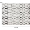 image:imageFlash Furniture Beth Geometric Bohemian Low Pile Rug  2x6  IvoryBlackIvoryBlack