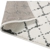 image:imageFlash Furniture Beth Geometric Bohemian Low Pile Rug  2x6  IvoryBlackIvoryGray
