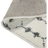 image:imageFlash Furniture Beth Geometric Bohemian Low Pile Rug  2x6  IvoryBlackIvoryGray