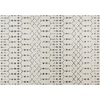 image:imageFlash Furniture Beth Geometric Bohemian Low Pile Rug  2x6  IvoryBlackIvoryGray