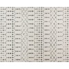 image:imageFlash Furniture Beth Geometric Bohemian Low Pile Rug  2x6  IvoryBlackIvoryGray