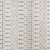 image:imageFlash Furniture Beth Geometric Bohemian Low Pile Rug  2x6  IvoryBlackIvoryGray