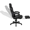 image:imageFlash Furniture Black Gaming Desk and RedBlack Racing Chair Set with Cup Holder Headphone Hook and MonitorSmartphone StandBlack