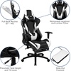 image:imageFlash Furniture Black Gaming Desk and RedBlack Racing Chair Set with Cup Holder Headphone Hook and MonitorSmartphone StandBlack