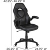 image:imageFlash Furniture Black Gaming Desk and RedBlack Racing Chair Set with Cup Holder Headphone Hook and MonitorSmartphone StandBlack