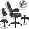 image:imageFlash Furniture Black Gaming Desk and RedBlack Racing Chair Set with Cup Holder Headphone Hook and MonitorSmartphone StandBlack